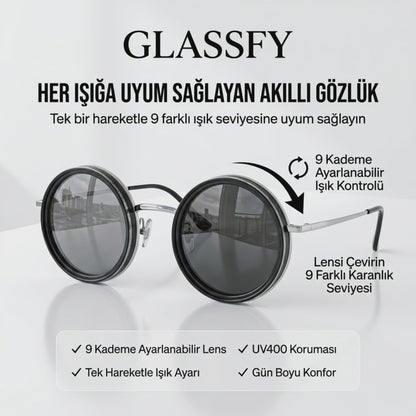 GLASSFY Vision Pro 9 Mod Akıllı Güneş Gözlüğü